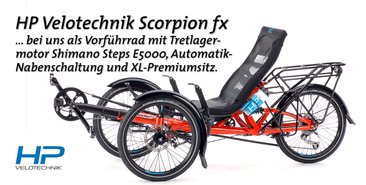 HP Velotechnik Scorpion fx Vorführrad